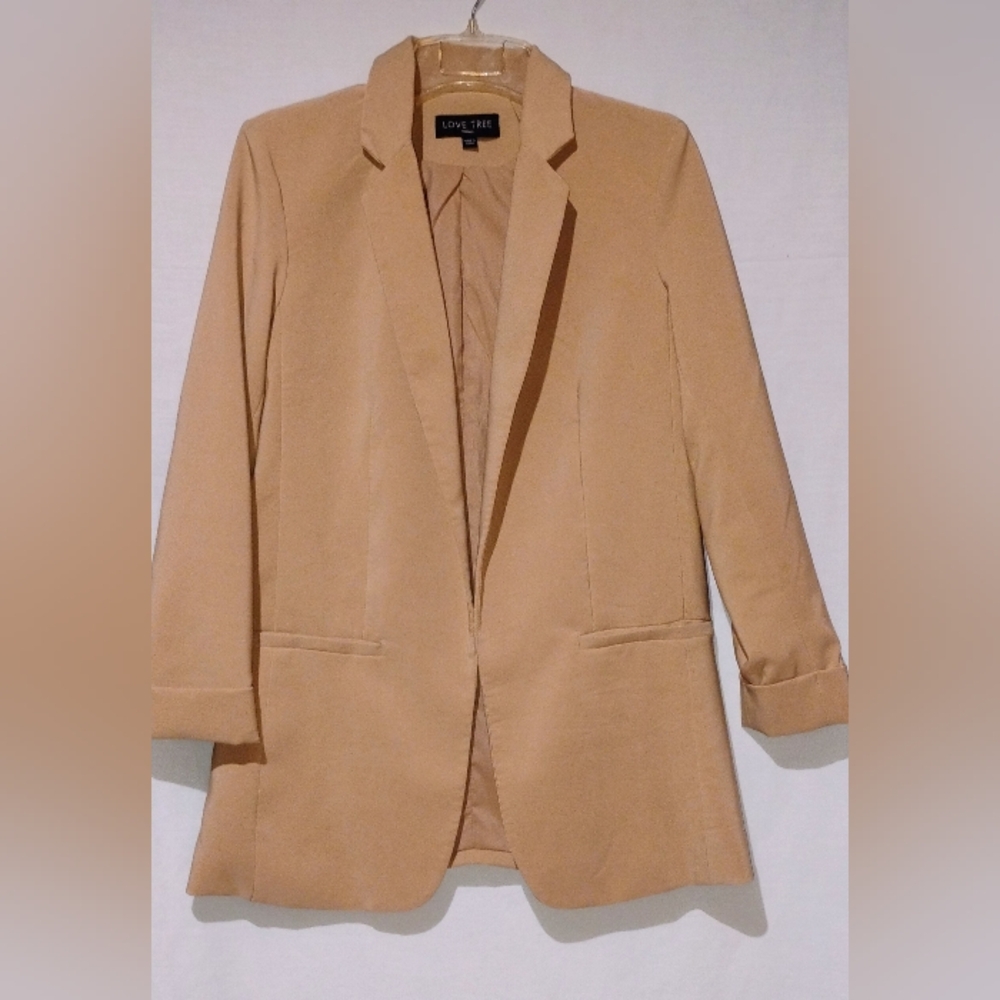 Love Tree Camel Blazer